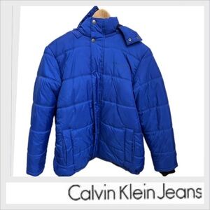 Calvin Klein Kids Vibrant Blue Puffer Jacket